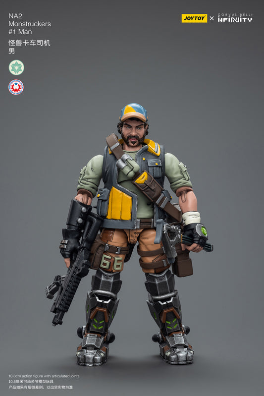 Infinity 1/18 Action Figure NA2 Monstruckers #1Man