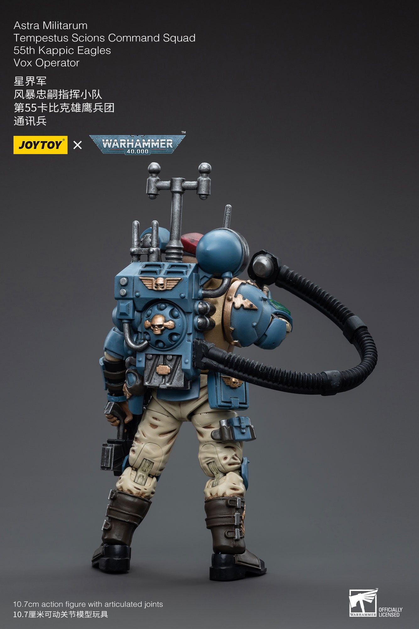1/18 Action Figure Astra Militarum Tempestus Scions Command Squad 55th Kappic Eagles Banner Bearer