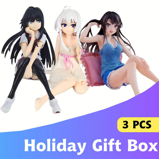 Free Gift: Randomly Receive One of Three Items-Premium Anime Collectible Figurine - Perfect For Home Decor & Car Ornaments, ldeal Gift